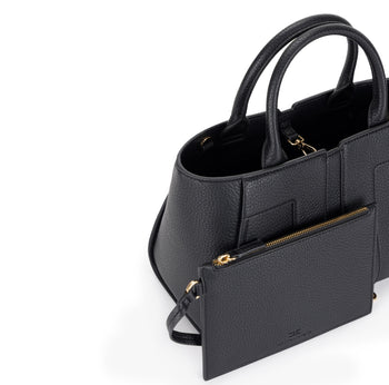 Borsa a mano Elisabetta Franchi in ecopelle martellata - 4