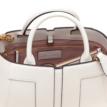 Borsa a mano Elisabetta Franchi in ecopelle martellata - 4