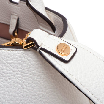 Borsa a mano Elisabetta Franchi in ecopelle martellata - 5