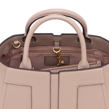 Borsa a mano Elisabetta Franchi in ecopelle martellata - 4