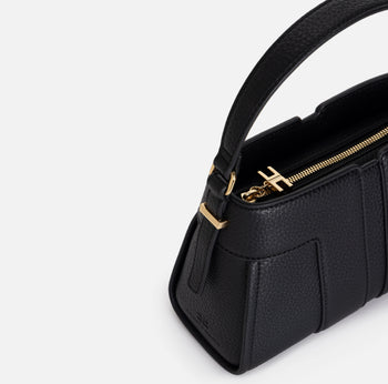 Borsa a mano Elisabetta Franchi in ecopelle martellata - 5