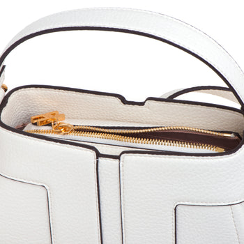 Borsa a mano Elisabetta Franchi in ecopelle martellata - 4