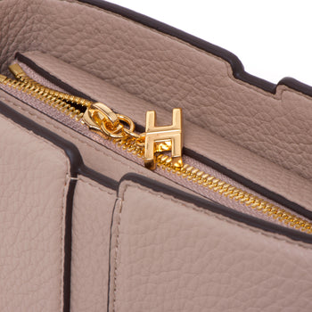 Borsa a mano Elisabetta Franchi in ecopelle martellata - 5