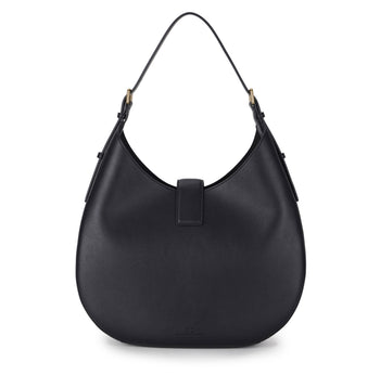 Borsa hobo tonda Elisabetta Franchi con charm in metallo dorato - 3