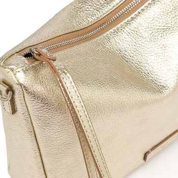 Pochette Gianni Chiarini "Nora" in pelle laminata con tracolla - 5