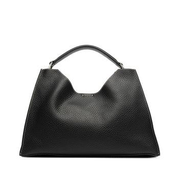 Borsa a mano a trapezio Gianni Chiarini "Aurora" in pelle martellata con tracolla - 3