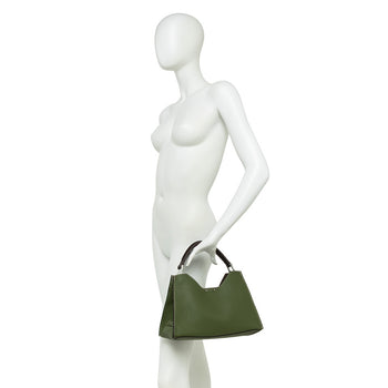 Borsa a mano a trapezio Gianni Chiarini "Aurora" in pelle martellata con tracolla - 6