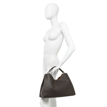 Borsa a mano a trapezio Gianni Chiarini "Aurora" in pelle martellata con tracolla - 6