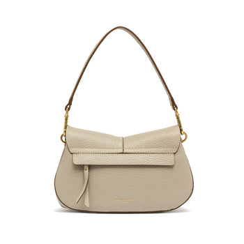 Borsa a spalla Gianni Chiarini Helena Round in pelle martellata con tracolla - 3