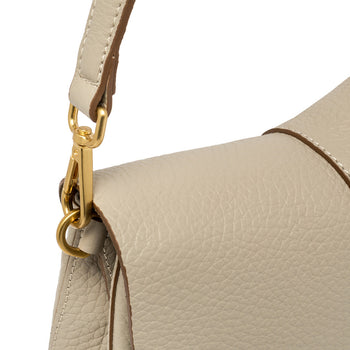 Borsa a spalla Gianni Chiarini Helena Round in pelle martellata con tracolla - 5