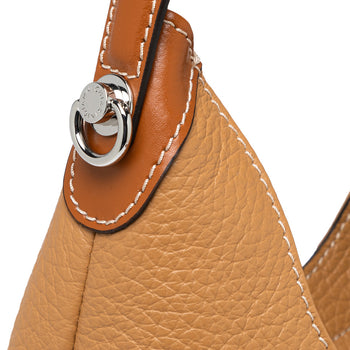 Borsa hobo Gianni Chiarini "Alessandra" in pelle martellata con tracoilla - 5