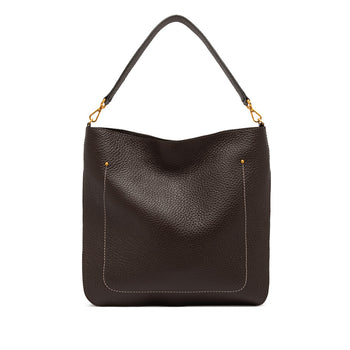 Borsa a spalla Gianni Chiarini "Olga" in pelle martellata con tracolla - 3
