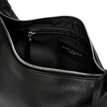 Borsa mezzaluna a spalla Gianni Chiarini "Aisha" in pelle con tracolla - 3