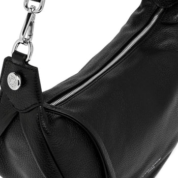 Borsa mezzaluna a spalla Gianni Chiarini "Aisha" in pelle con tracolla - 4