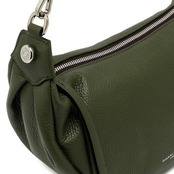 Borsa mezzaluna a spalla Gianni Chiarini "Aisha" in pelle con tracolla - 5