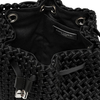 Borsa secchiello Gianni Chiarini "Fiore" in tessuto intrecciato - 4