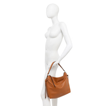 Borsa a spalla Gianni Chiarini "Brina" in pelle martellata con tracolla - 7