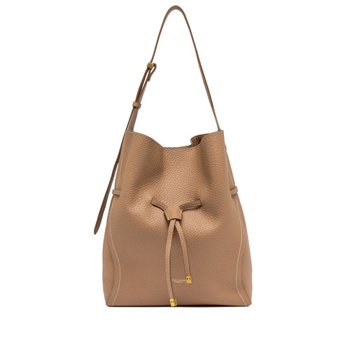 Borsa a spalla Gianni Chiarini Sienna in pelle martellata con pochette interna