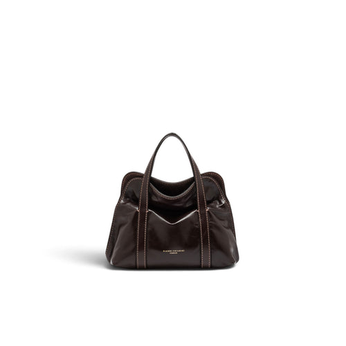 Borsa shopping Gianni Chiarini "Marghe" in pelle cerata invecchiata - mis. media