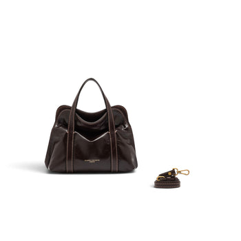 Borsa shopping Gianni Chiarini "Marghe" in pelle cerata invecchiata - mis. media - 3