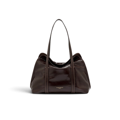 Borsa shopping Gianni Chiarini "Marghe" in pelle cerata invecchiata - mis. grande