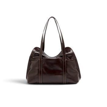 Borsa shopping Gianni Chiarini "Marghe" in pelle cerata invecchiata - mis. grande - 3