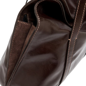 Borsa shopping Gianni Chiarini "Marghe" in pelle cerata invecchiata - mis. grande - 6