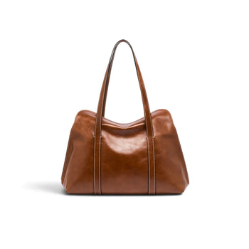Borsa shopping Gianni Chiarini "Marghe" in pelle cerata invecchiata - mis. grande - 3