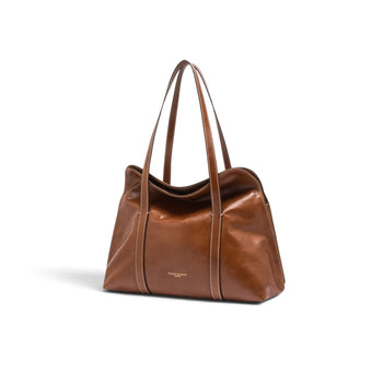 Borsa shopping Gianni Chiarini "Marghe" in pelle cerata invecchiata - mis. grande - 4