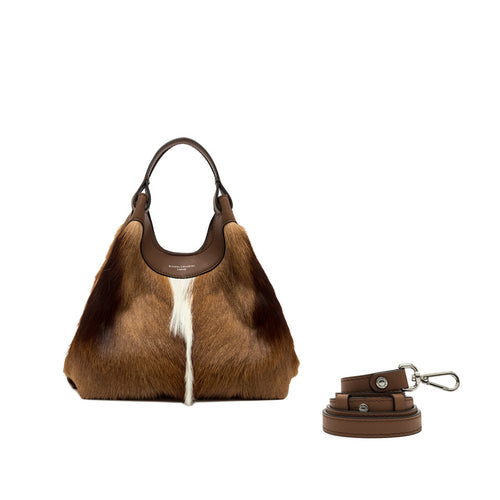 Borsa a mano Gianni Chiarini "Dua" in pelle safari