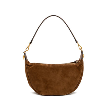 Borsa a mano Gianni Chiarini "Aisha" in camoscio con tracolla - 4