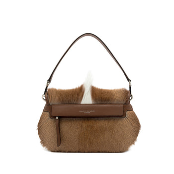 Borsa a spalla Gianni Chiarini "Helena Round" in pelle safari - 3