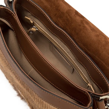 Borsa a spalla Gianni Chiarini "Helena Round" in pelle safari - 4