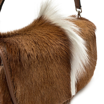 Borsa a spalla Gianni Chiarini "Helena Round" in pelle safari - 5