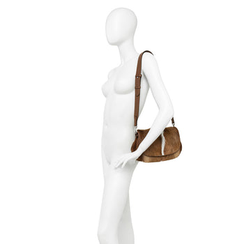 Borsa a spalla Gianni Chiarini "Helena Round" in pelle safari - 6