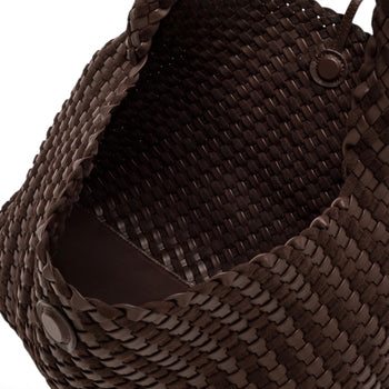 Borsa a spalla Gianni Chiarini "Aurelie" in pelle intrecciata - Mis. media - 5