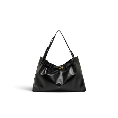 Borsa a spalla Gianni Chiarini "Mimi" in pella cerata anticata