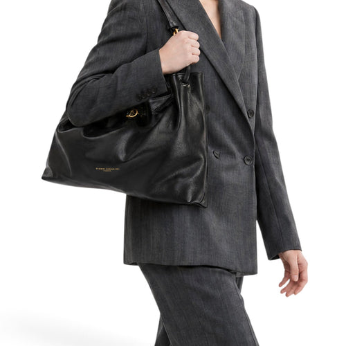 Borsa a spalla Gianni Chiarini "Mimi" in pella cerata anticata - 2