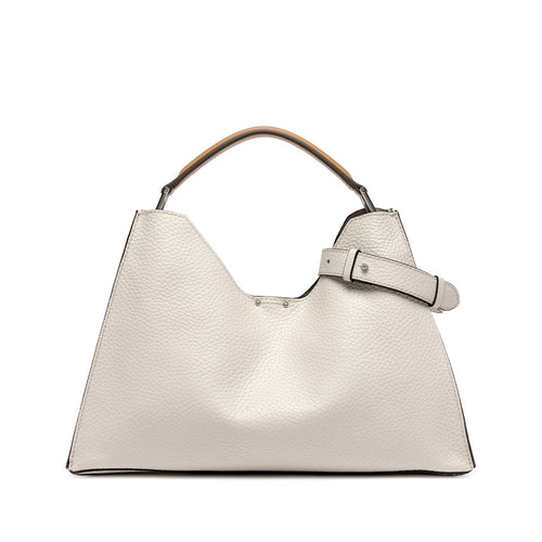 Borsa Gianni Chiarini Aurora in pelle martellata con forma a trapezio