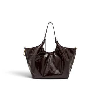 Borsa Gianni Chiarini "Dua" in pelle stampa anguilla - Misura grande - 4