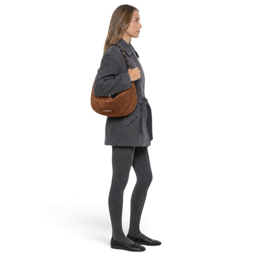 Borsa hobo Gianni Chiarini "Cleo" in camoscio - 2