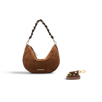 Borsa hobo Gianni Chiarini "Cleo" in camoscio - 3