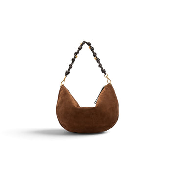Borsa hobo Gianni Chiarini "Cleo" in camoscio - 4