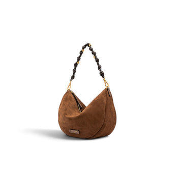 Borsa hobo Gianni Chiarini "Cleo" in camoscio - 5