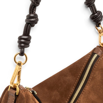 Borsa hobo Gianni Chiarini "Cleo" in camoscio - 7