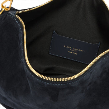 Borsa hobo Gianni Chiarini "Cleo" in camoscio - 5