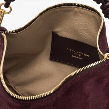 Borsa hobo Gianni Chiarini "Cleo" in camoscio - 6