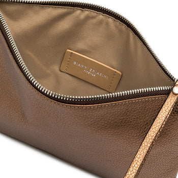 Pochette Gianni Chiarini "Hermy" in pelle martellata laminata - 4