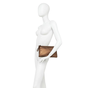 Pochette Gianni Chiarini "Hermy" in pelle martellata laminata - 7