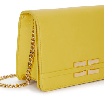 Tracolla in ecopelle Elisabetta Franchi con logo - 4